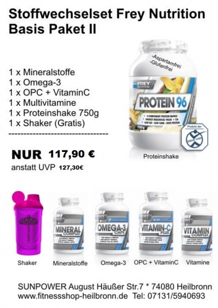 Stoffwechselset Basis Paket II